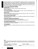 Предварительный просмотр 2 страницы Panasonic CQ-DP965 Operating Operating Instructions Manual