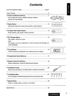 Предварительный просмотр 3 страницы Panasonic CQ-DP965 Operating Operating Instructions Manual