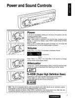 Предварительный просмотр 7 страницы Panasonic CQ-DP965 Operating Operating Instructions Manual