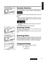 Предварительный просмотр 15 страницы Panasonic CQ-DP965 Operating Operating Instructions Manual