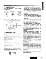 Предварительный просмотр 21 страницы Panasonic CQ-DP965 Operating Operating Instructions Manual