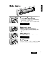 Предварительный просмотр 6 страницы Panasonic CQ-DP975EW Operating Instructions Manual