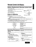 Предварительный просмотр 14 страницы Panasonic CQ-DP975EW Operating Instructions Manual