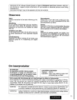 Предварительный просмотр 11 страницы Panasonic cq-dpg55len Operating Instructions Manual