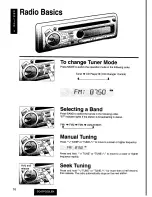 Предварительный просмотр 16 страницы Panasonic cq-dpg55len Operating Instructions Manual