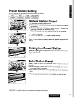 Предварительный просмотр 17 страницы Panasonic cq-dpg55len Operating Instructions Manual