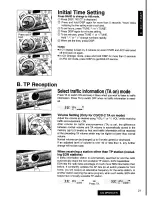 Предварительный просмотр 21 страницы Panasonic cq-dpg55len Operating Instructions Manual