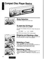 Предварительный просмотр 26 страницы Panasonic cq-dpg55len Operating Instructions Manual