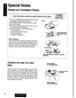 Предварительный просмотр 42 страницы Panasonic cq-dpg55len Operating Instructions Manual