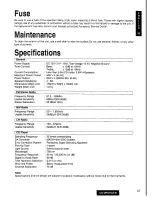 Предварительный просмотр 43 страницы Panasonic cq-dpg55len Operating Instructions Manual