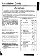 Предварительный просмотр 21 страницы Panasonic CQ-DPG600 Operating Operating Instructions Manual