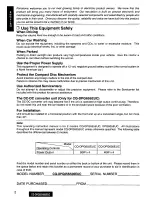 Предварительный просмотр 2 страницы Panasonic CQ-DPG605 Operating Operating Instructions Manual