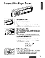 Предварительный просмотр 13 страницы Panasonic CQ-DPG605 Operating Operating Instructions Manual