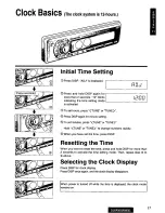 Предварительный просмотр 17 страницы Panasonic CQ-DPG605 Operating Operating Instructions Manual