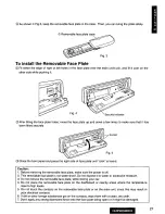 Предварительный просмотр 27 страницы Panasonic CQ-DPG605 Operating Operating Instructions Manual