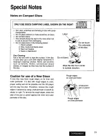 Предварительный просмотр 31 страницы Panasonic CQ-DPG605 Operating Operating Instructions Manual