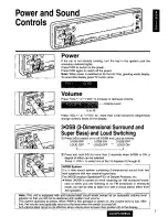 Предварительный просмотр 7 страницы Panasonic CQ-DPX105 Operating Operating Manual