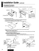 Предварительный просмотр 28 страницы Panasonic CQ-DPX105 Operating Operating Manual