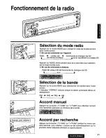 Предварительный просмотр 41 страницы Panasonic CQ-DPX105 Operating Operating Manual