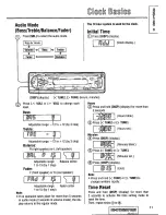 Предварительный просмотр 11 страницы Panasonic CQ-DPX152 Operating Instructions Manual