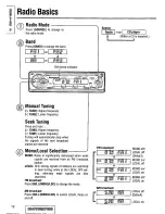 Предварительный просмотр 12 страницы Panasonic CQ-DPX152 Operating Instructions Manual