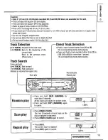 Предварительный просмотр 15 страницы Panasonic CQ-DPX152 Operating Instructions Manual