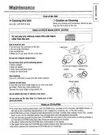 Предварительный просмотр 21 страницы Panasonic CQ-DPX152 Operating Instructions Manual