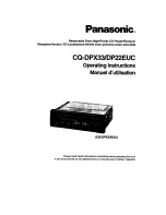 Panasonic CQ-DPX33 Operating Instructions Manual предпросмотр