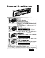 Preview for 5 page of Panasonic CQ-DPX33 Operating Instructions Manual