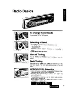 Preview for 7 page of Panasonic CQ-DPX33 Operating Instructions Manual