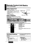 Preview for 12 page of Panasonic CQ-DPX33 Operating Instructions Manual