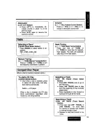 Preview for 13 page of Panasonic CQ-DPX33 Operating Instructions Manual