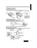 Preview for 17 page of Panasonic CQ-DPX33 Operating Instructions Manual