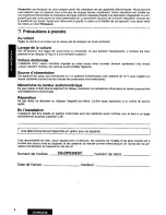 Предварительный просмотр 4 страницы Panasonic CQ-DPX35 Operating Instructions Manual