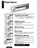 Предварительный просмотр 12 страницы Panasonic CQ-DPX35 Operating Instructions Manual