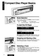 Предварительный просмотр 14 страницы Panasonic CQ-DPX35 Operating Instructions Manual