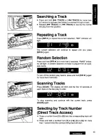 Предварительный просмотр 15 страницы Panasonic CQ-DPX35 Operating Instructions Manual