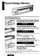 Предварительный просмотр 18 страницы Panasonic CQ-DPX35 Operating Instructions Manual