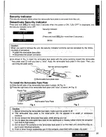 Предварительный просмотр 25 страницы Panasonic CQ-DPX35 Operating Instructions Manual