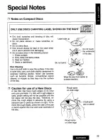 Предварительный просмотр 29 страницы Panasonic CQ-DPX35 Operating Instructions Manual