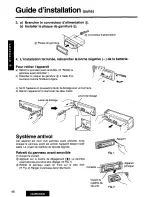 Предварительный просмотр 46 страницы Panasonic CQ-DPX35 Operating Instructions Manual