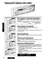 Предварительный просмотр 56 страницы Panasonic CQ-DPX35 Operating Instructions Manual