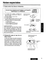 Предварительный просмотр 73 страницы Panasonic CQ-DPX35 Operating Instructions Manual