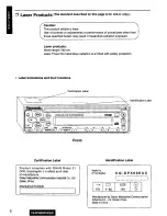 Предварительный просмотр 6 страницы Panasonic CQ-DPX40 Operating Instructions Manual