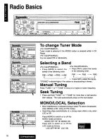 Предварительный просмотр 10 страницы Panasonic CQ-DPX40 Operating Instructions Manual