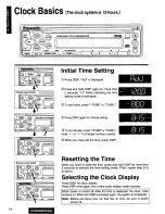 Предварительный просмотр 14 страницы Panasonic CQ-DPX40 Operating Instructions Manual