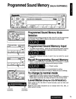 Предварительный просмотр 15 страницы Panasonic CQ-DPX40 Operating Instructions Manual