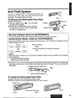 Предварительный просмотр 23 страницы Panasonic CQ-DPX40 Operating Instructions Manual