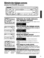 Предварительный просмотр 37 страницы Panasonic CQ-DPX40 Operating Instructions Manual