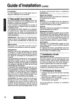 Предварительный просмотр 42 страницы Panasonic CQ-DPX40 Operating Instructions Manual